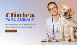 Clínica Para Animais Temas Wordpress