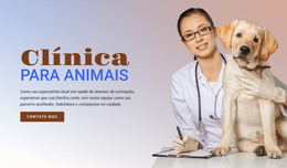 Clínica Para Animais - Download De Modelo HTML