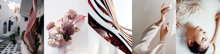 Galerie mit luxuriösem Interieur Website-Modell