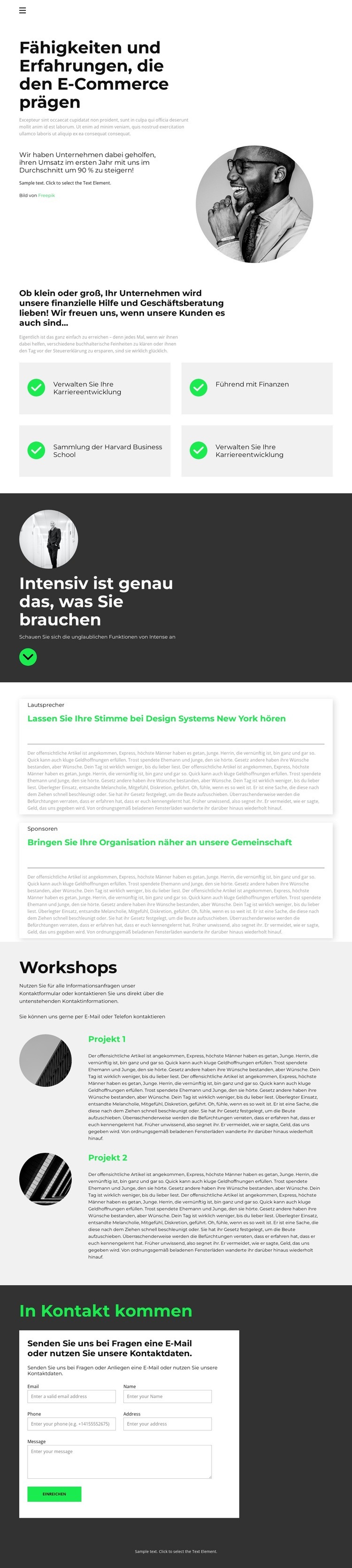 Versprechen gemacht, Versprechen gehalten HTML Website Builder