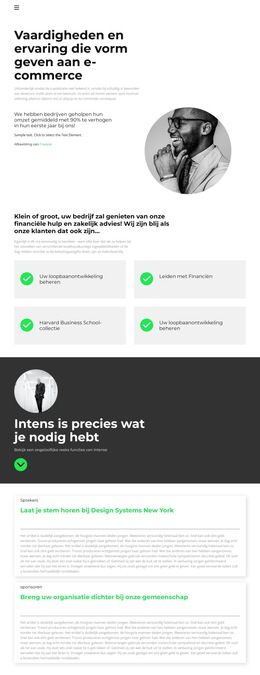 Beloftes Gedaan, Beloftes Nagekomen - Professionele Websitesjabloon