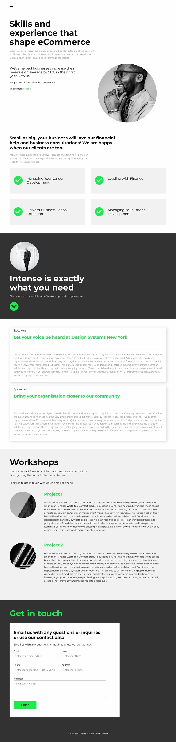 Promises made, promises kept Landing Page