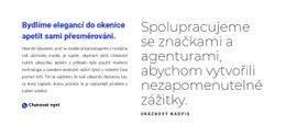 Design Stránek Pro Textový Blok S Titulkem