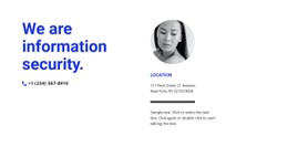 We Are Information Security Basic Html Template With CSS