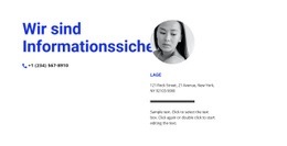 Responsive Webvorlage Für Wir Sind Informationssicherheit