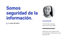 Somos Seguridad De La Información: Plantilla De Página Web HTML