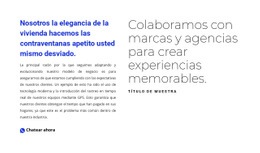 Impresionante Plantilla HTML5 Para Bloque De Texto Con Título