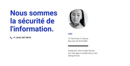 Nous Sommes La Sécurité De L'Information - Modèle De Site Web Réactif