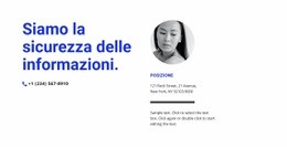 Siamo La Sicurezza Delle Informazioni - Design HTML Page Online