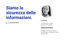 Siamo La Sicurezza Delle Informazioni - Modello Di Mockup Del Sito Web