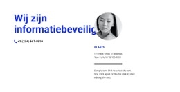 Wij Zijn Informatiebeveiliging - Design HTML Page Online