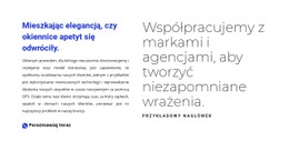 Blok Tekstowy Z Tytułem - Szablon Osobistej Witryny Internetowej