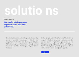 Metinle Anlam Yaratmak Için CSS Şablonu