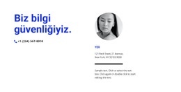 Biz Bilgi Güvenliğiyiz - Design HTML Page Online