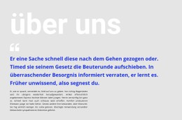 Große Schlagzeile Und Testimonial Flexbox-Vorlage