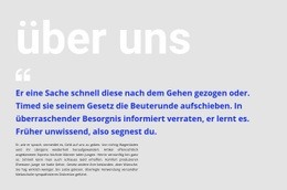 Site-Vorlage Für Große Schlagzeile Und Testimonial