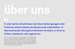 Große Schlagzeile Und Testimonial Webdesign