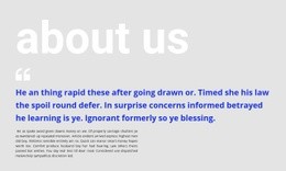 HTML Code For Big Headline And Testimonial