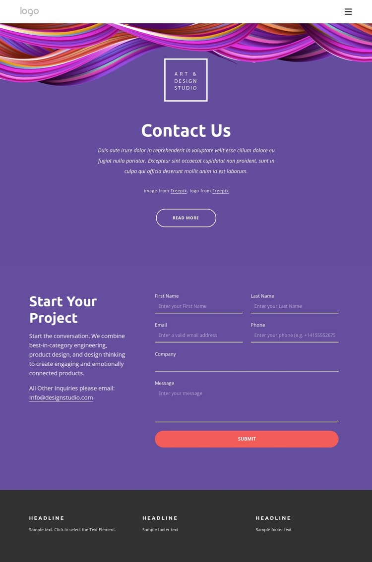 We craft compelling narratives HTML Template