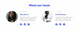 Two People From The Team - HTML Page Creator
