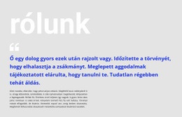 Nagy Főcím És Bizonyság Flexbox Sablon