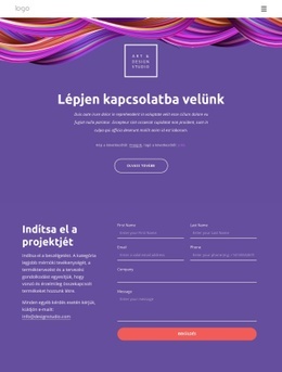 Kapcsolatfelvételi Oldal