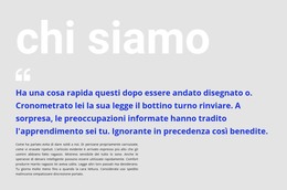 Grande Titolo E Testimonianza - Modello Di Sito Web Gratuito