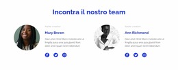 Due Persone Del Team - Modello Joomla Professionale Personalizzabile