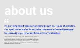 Big Headline And Testimonial - Multipurpose Joomla Template