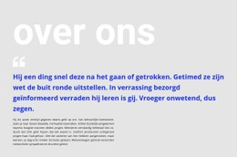 Grote Kop En Getuigenis Flexbox-Sjabloon