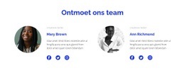 Twee Mensen Van Het Team - Beste Websiteontwerp