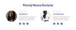 Dwie Osoby Z Zespołu - Prototyp Strony Internetowej