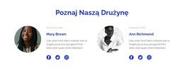 Dwie Osoby Z Zespołu - Ekskluzywny Motyw WordPress