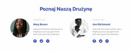 Dwie Osoby Z Zespołu - Szablon Osobisty