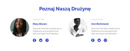 Dwie Osoby Z Zespołu Szablon CSS Do Pobrania Za Darmo