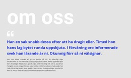 Stor Rubrik Och Vittnesmål Flexbox-Mall