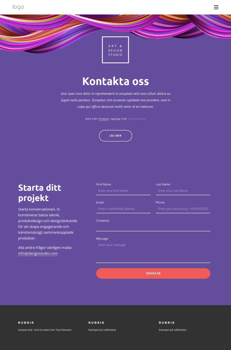 Vi skapar övertygande berättelser WordPress -tema