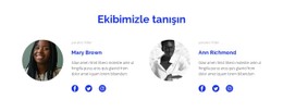 Ekipten Iki Kişi Css Şablonu Ücretsiz Indir