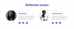 Ekipten Iki Kişi - Çok Amaçlı HTML5 Şablonu