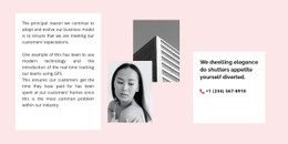 Two Photos And Texts CSS Template