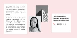 Zwei Fotos Und Texte - Mobile Zielseite