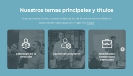 Nuestros Temas Centrales Y Títulos