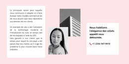 Deux Photos Et Textes - Maquette De Site Web À Télécharger Gratuitement