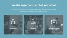 Creatore Di Siti Web Per I Nostri Argomenti E Titoli Principali