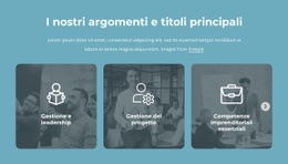 Progettazione Di Siti Web I Nostri Argomenti E Titoli Principali Per Qualsiasi Dispositivo