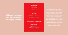 Kontaktuppgifter Och Text - Enkel Gemenskapsmarknad