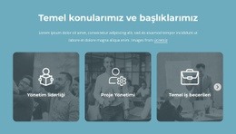 Temel Konularımız Ve Başlıklarımız