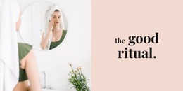 The Good Ritual Site Template
