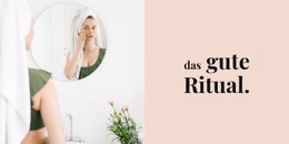Das Gute Ritual Site-Vorlage