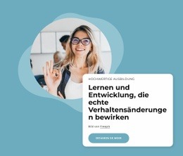 Lern- Und Entwicklungsinhalte - Schöne HTML5-Vorlage